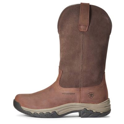 Ariat Terrain Pull On Waterproof - Outdoor Schoenen DonkerBruin Dames - 39618-002